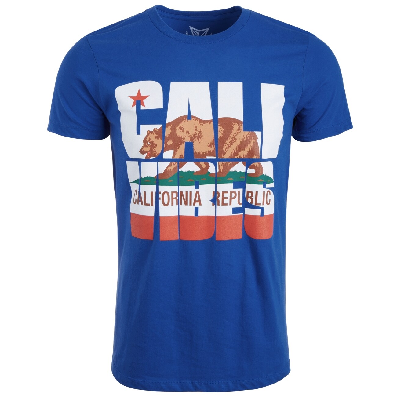 royal blue graphic tee mens