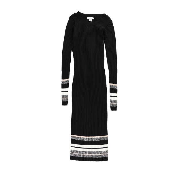 Bar Iii Womens Ribbed-Knit Midi Sweater Dress - Bed Bath & Beyond - 41856959
