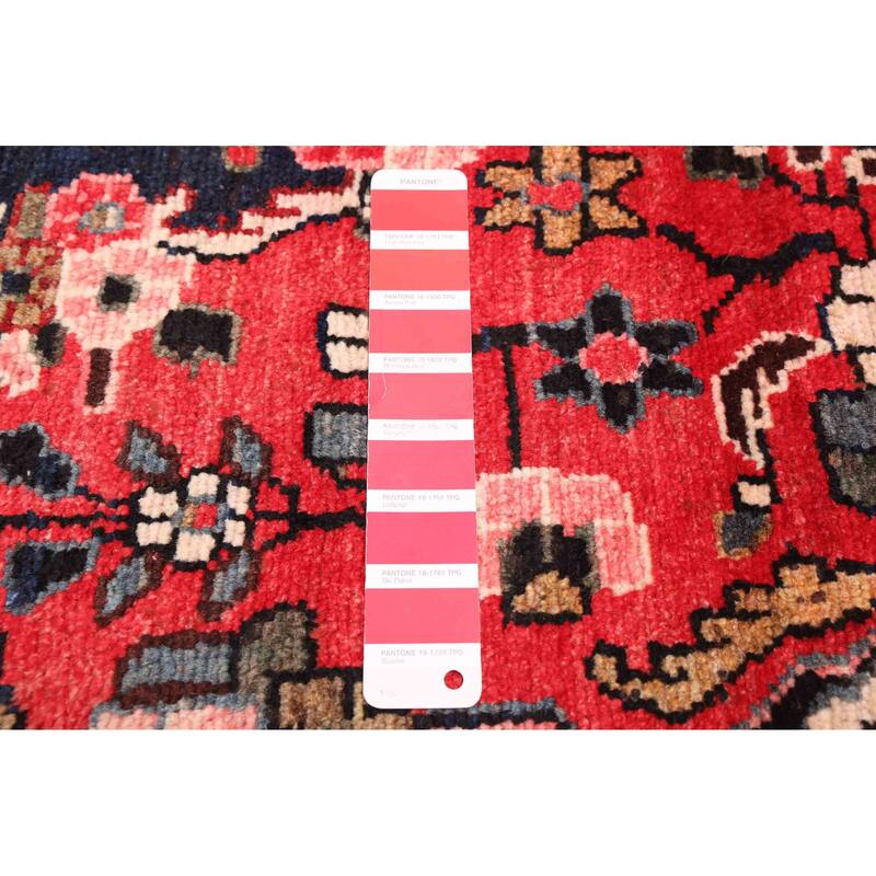 ECARPETGALLERY Hand-knotted Andelz Red Wool Rug - 4'4 x 7'10