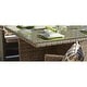 Thumbnail 4, Direct Wicker Cubo Outdoor Garden Wicker 9-piece Patio Dining Table Set. Changes active main hero.