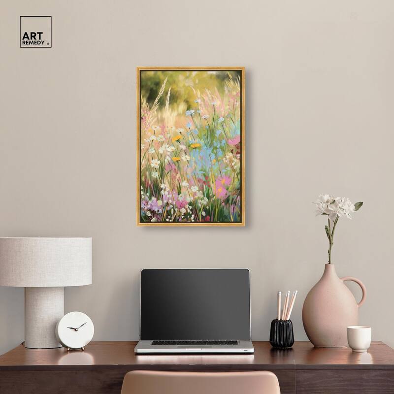 Floral Impressionism I Canvas by Art Remedy