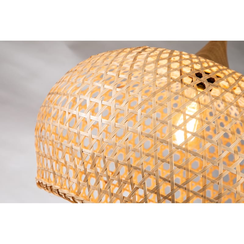 Wicker Rattan Pendant Light