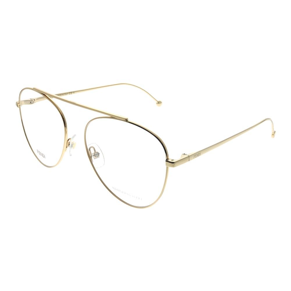 fendi gold frame glasses