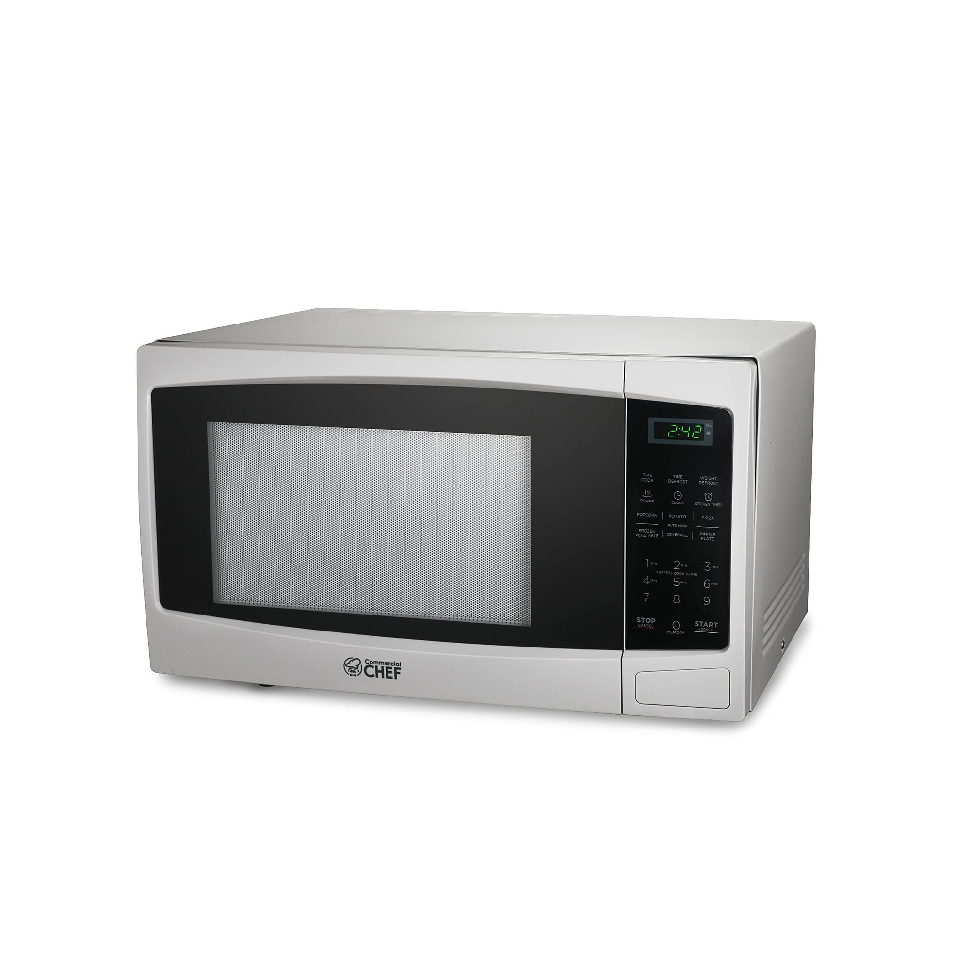 Commercial Chef 0.7-cu ft 700-Watt Countertop Microwave (Painting) in the Countertop  Microwaves department at