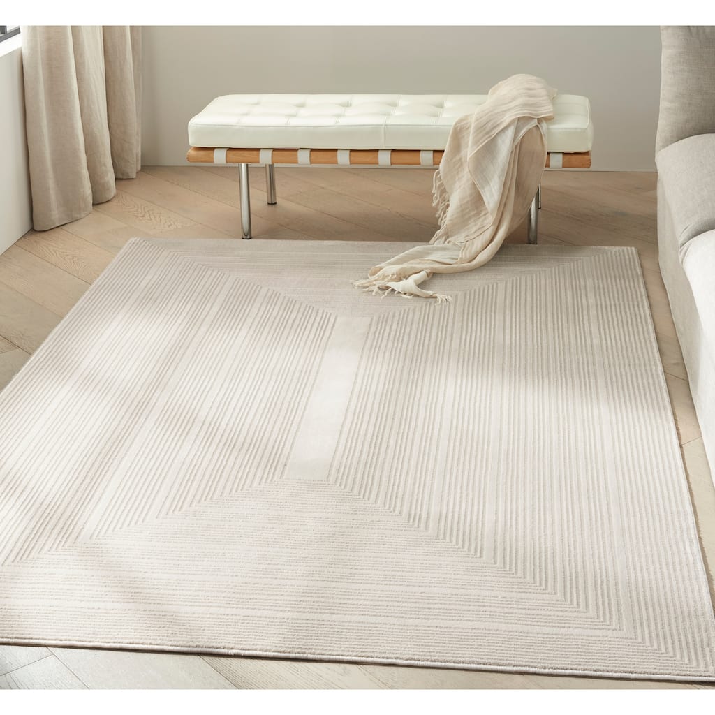 Calvin Klein CK024 Irradiant Indoor only Geometric Area Rug