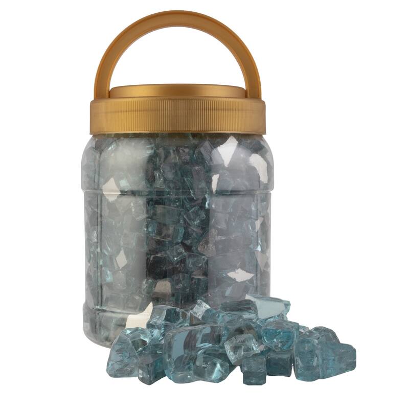 Pure Garden 10lbs Fire Pit Glass - Glass Rocks