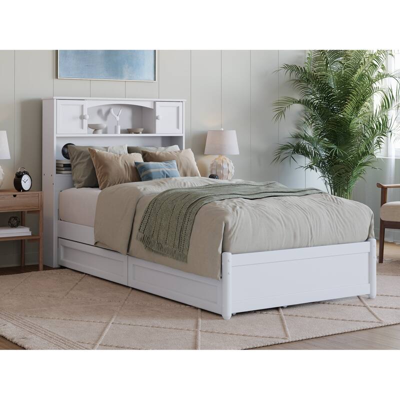Hadley Platform Bed with Panel Footboard and Storage Drawers