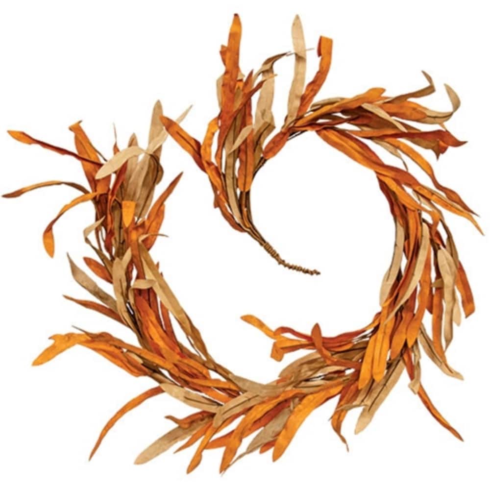 Fall Yucca Leaves Garland 5 Ft Rustic Home or Mantel Decor