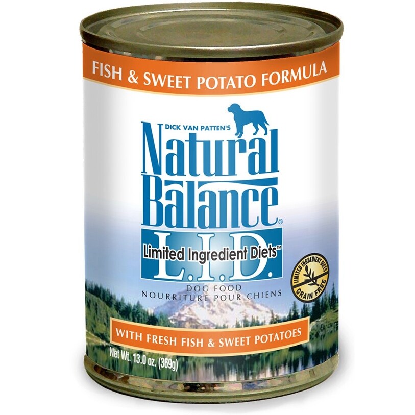natural balance fish and sweet potato canned dog food
