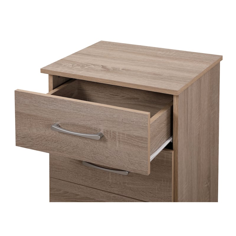 Boston 3-drawer Wooden Nightstand
