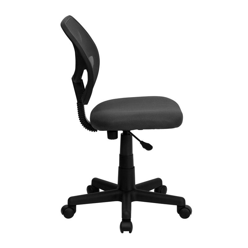 Low Curved Back Mesh Swivel Task Office Chair