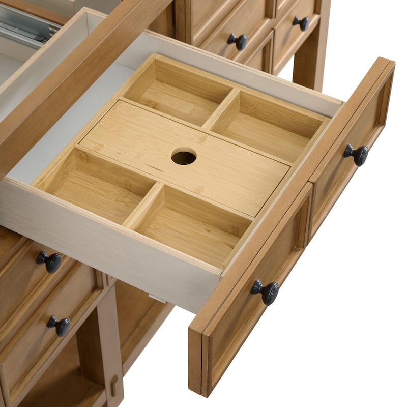 James Martin Vanities 505-V72-3ENC Malibu 72" Free Standing Double