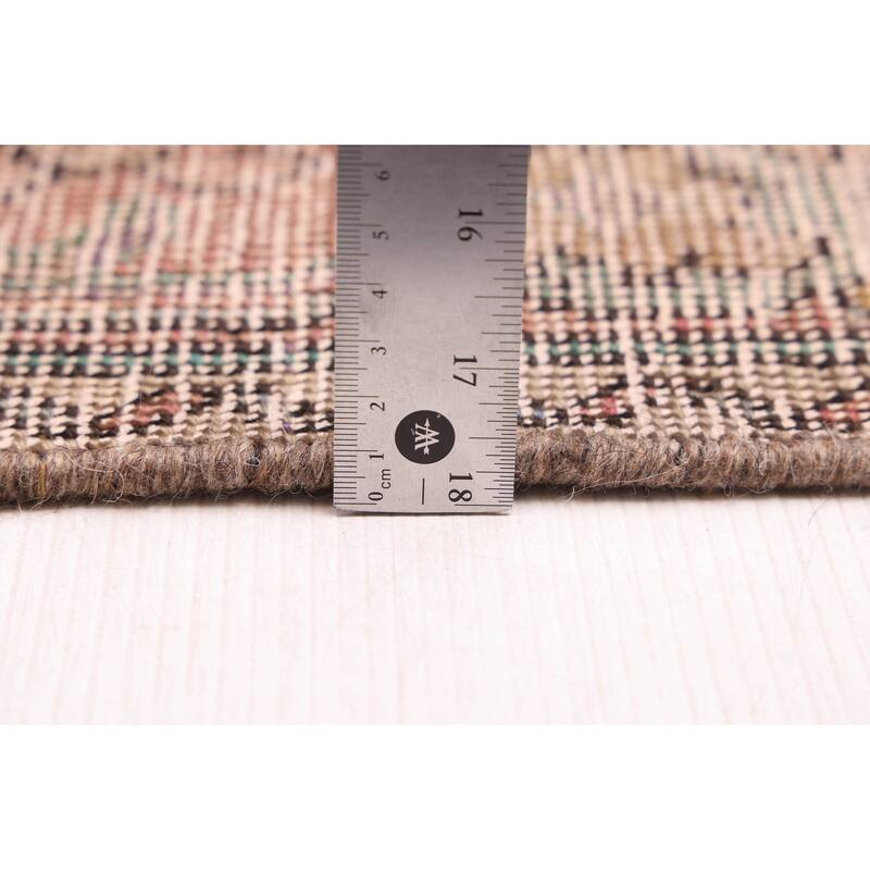 ECARPETGALLERY Hand-knotted Antalya Vintage Dark Red Wool Rug - 9'0 x 12'2