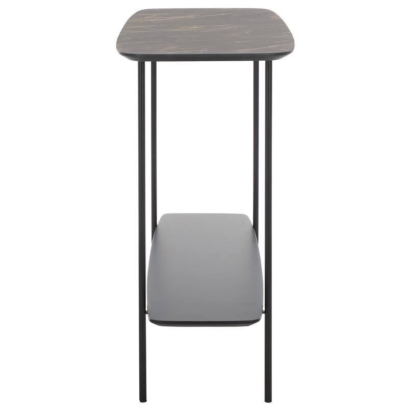 SAFAVIEH Bernadine Lower Shelf Console Table - 47.3 In. W x 15.8 In. D x 31.5 In. H - 47Wx16Dx32H
