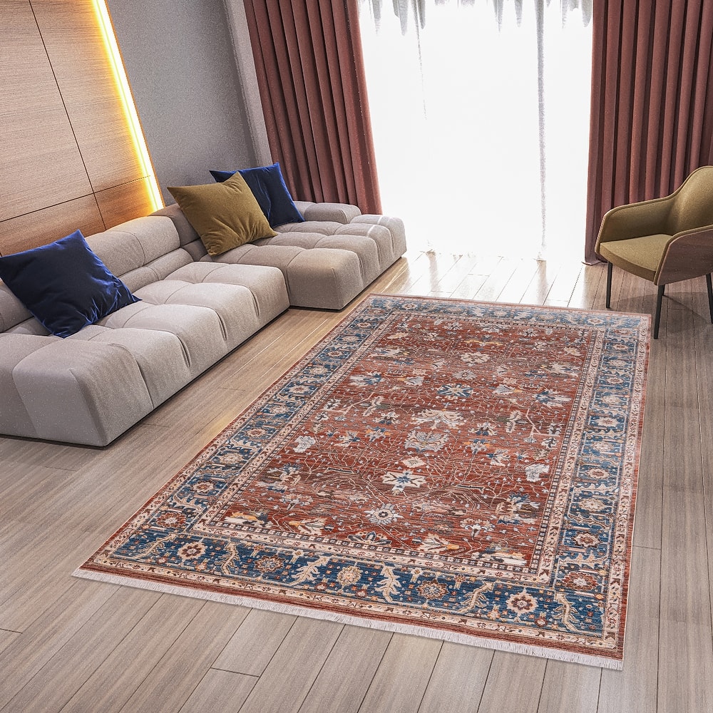 Arcelina Northam Oriental Polyester Area Rug
