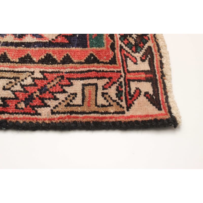ECARPETGALLERY Hand-knotted Konya Anatolian Dark Navy Wool Rug - 2'10 x 9'6