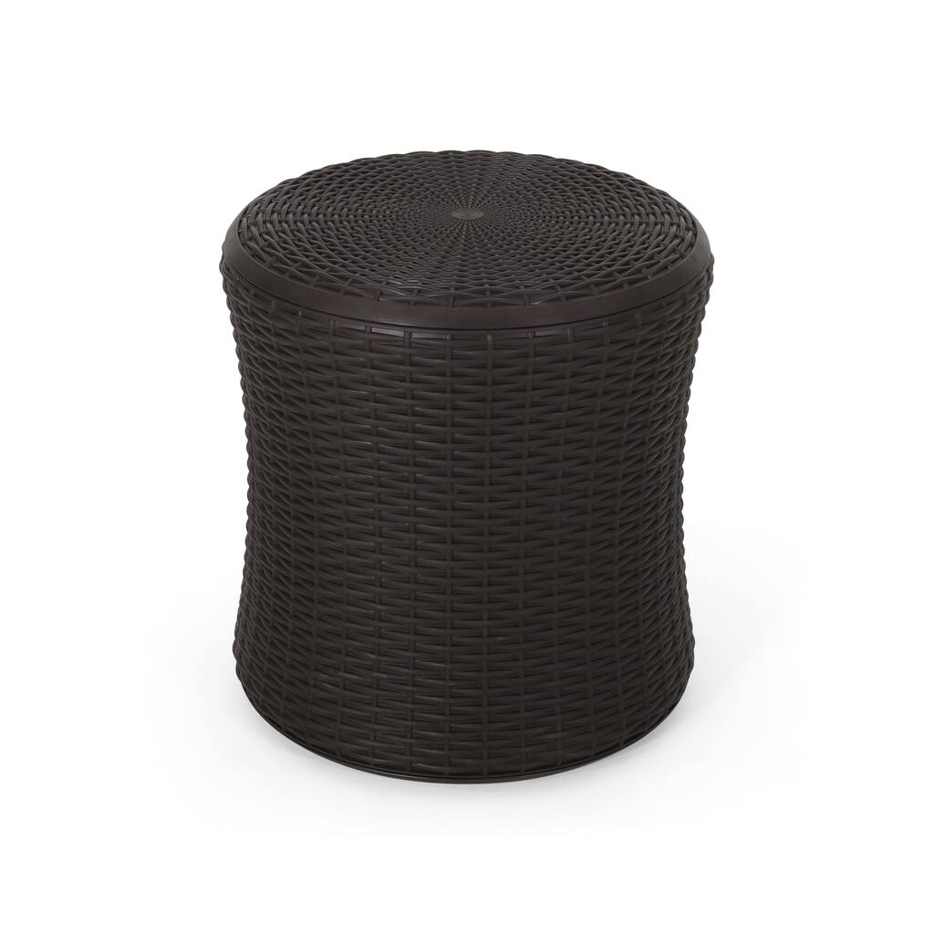 Outdoor Faux Wicker Patio Table