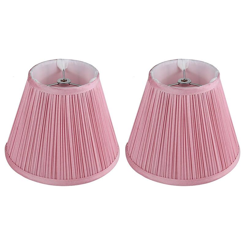 Softback Mushroom Pleated Lamp Shade, 5 inch Top, 9 inch Bottom, 7 inch Slant