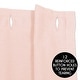 preview thumbnail 4 of 3, Pink Boho Bohemian Bathroom Fabric Bath Shower Curtain - Solid Blush Shabby Chic Princess Luxurious Luxury Elegant Tassel Fringe