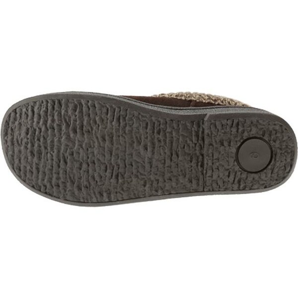 clarks women's knit collar clog slipper