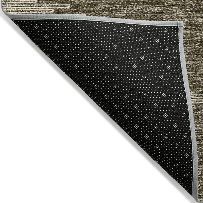 HomeRoots Abstract Transitional Rectangle Outdoor Rug