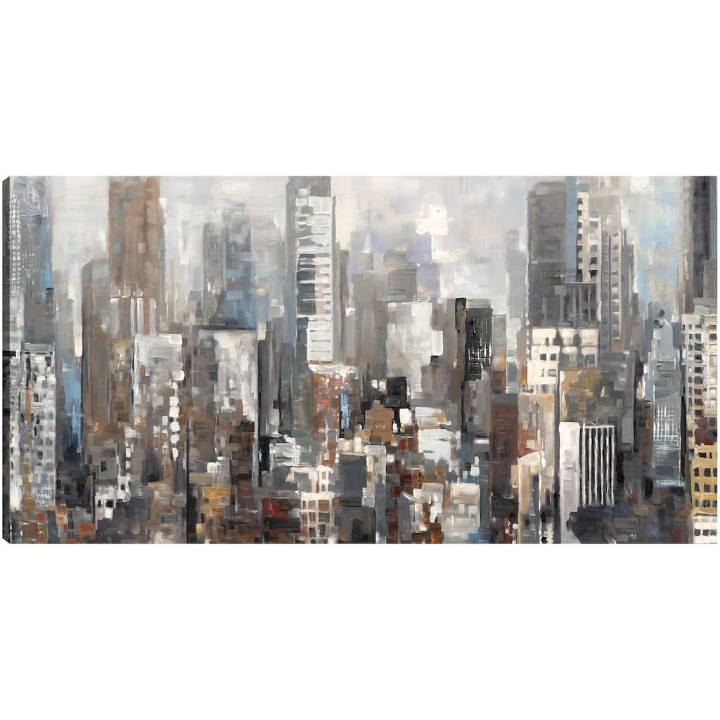 City Silhouettes By Emily Williams Canvas Art Print