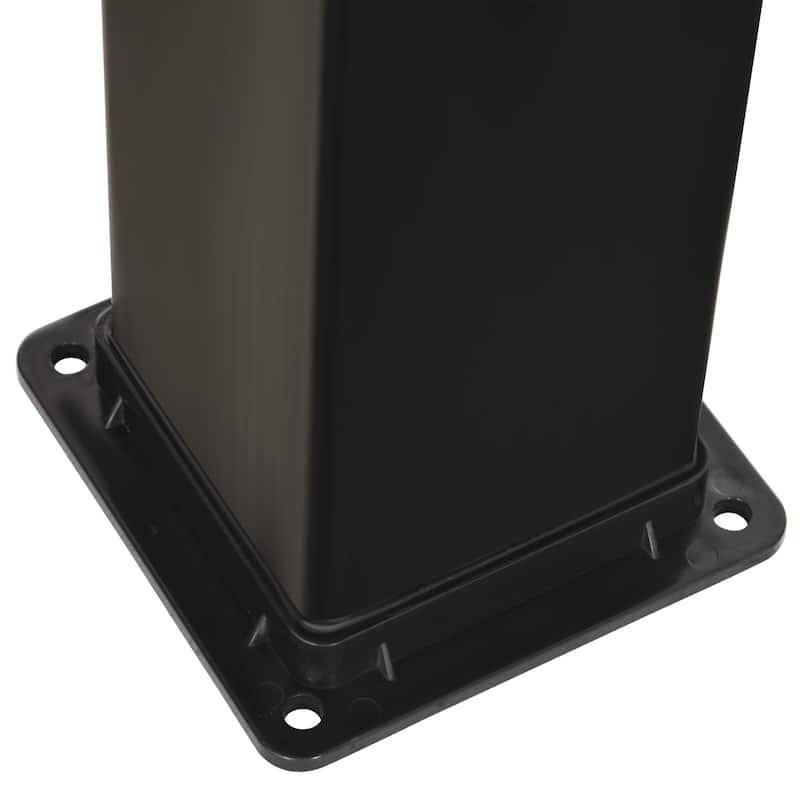 Outsunny 10.6 Gallons Solar Heated Shower with Free-Rotating Shower Head, Temperature Adjustment & Foot Shower