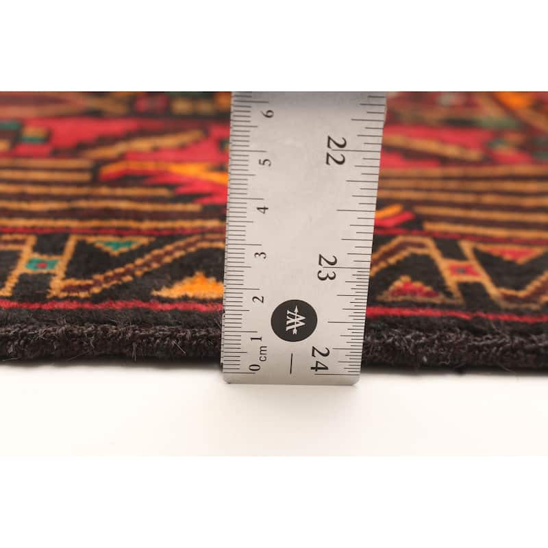 ECARPETGALLERY Hand-knotted Teimani Black Wool Rug - 3'7 x 6'1