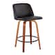 Option Black Faux Leather