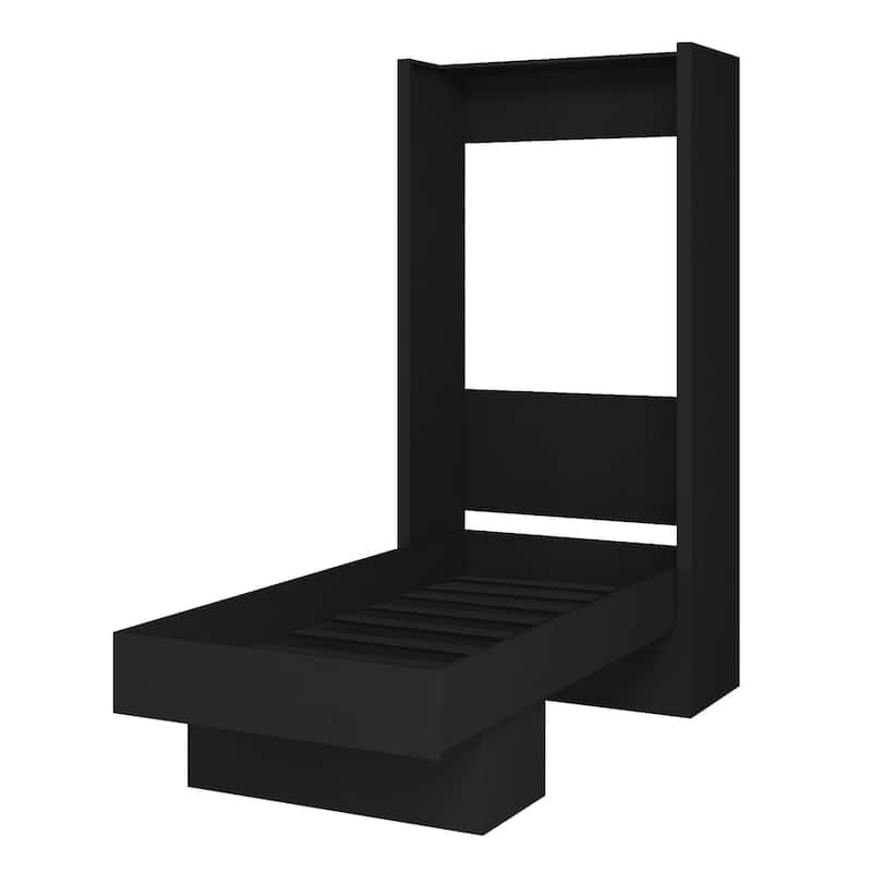 Oakland Living Easy Lift Brazilian Twin Contemporary Murphy Bed with Shelf