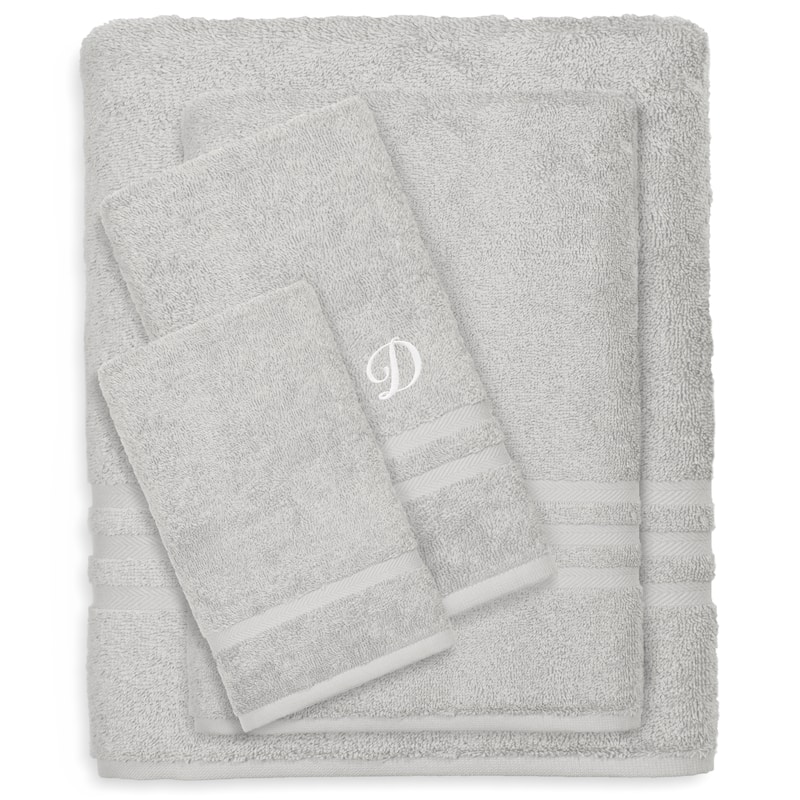 Authentic Hotel and Spa 100% Turkish Cotton 4PC Denzi Towel Set. - D
