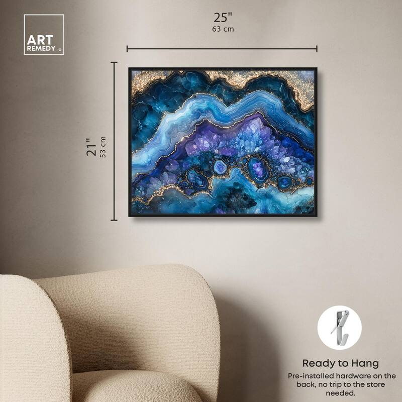 Galactic Geode II Canvas by Art Remedy