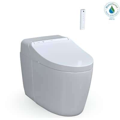 Toto MS922CUMFG#01 Washlet G450 0.8 / 1 GPF Dual Flush One Piece Elongated Chair Height Toilet Bidet Seat Included