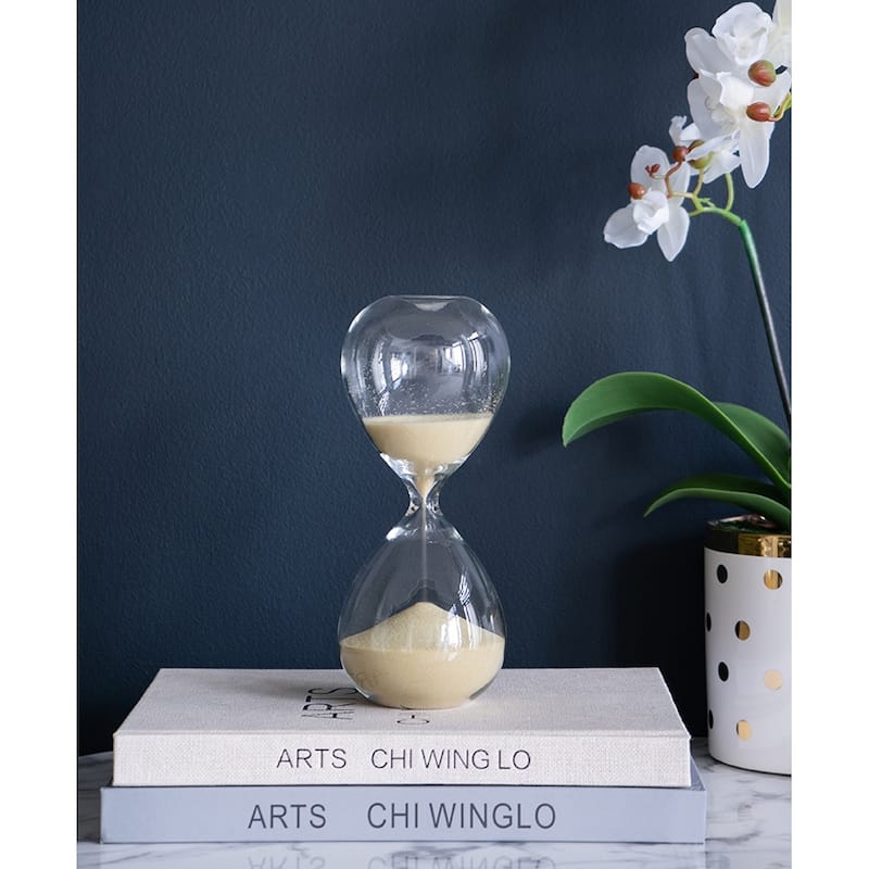 8" Ferdinand 30-Minute Hourglass, Bisque Sand
