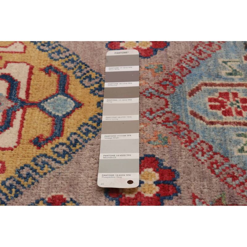 ECARPETGALLERY Hand-knotted Uzbek Ghazni Taupe Wool Rug - 2'9 x 9'8