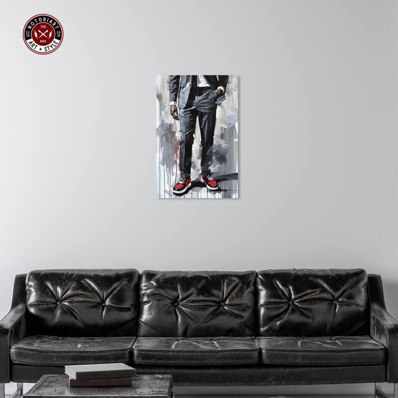 Notoriart Man Of Style Ii Gallery Wrapped Men Style 1 Piece Canvas Wall Art