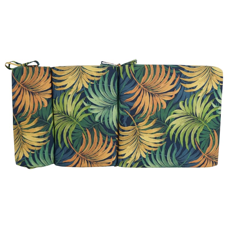 20-inch by 42-inch Three-section Outdoor Seat/Back Chair Cushion