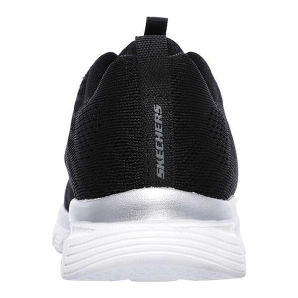 skechers graceful get connected black rose gold