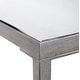 preview thumbnail 4 of 4, Uttermost Hayley Silver Console Table
