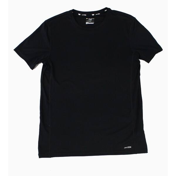 Shop Tek Gear Mens Black Activewear Top Size Medium M Drytek Short