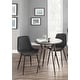 preview thumbnail 9 of 12, Carbon Loft Richard Black Metal Industrial Dining Chairs (Set of 2) - N/A