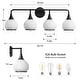 preview thumbnail 139 of 151, Modern Vanity Lights Dimmable Bathroom Light Fixtures with Glass Shade
