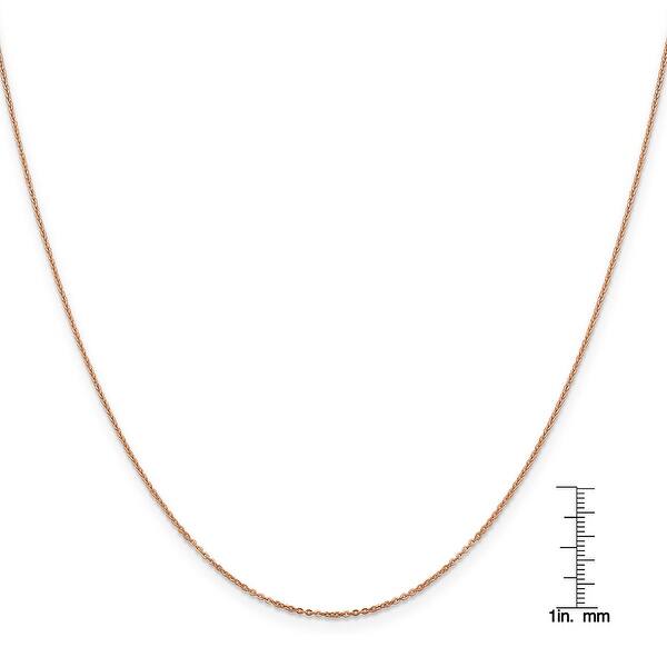 Chain Style Cable Chains Polished Nickel Free 20 in 14K Yellow Gold 1.1 mm Round Cable Chain Style Cable Chains Polished Nickel Free 20 in 14K Yellow Gold 1.1 mm Round Cable