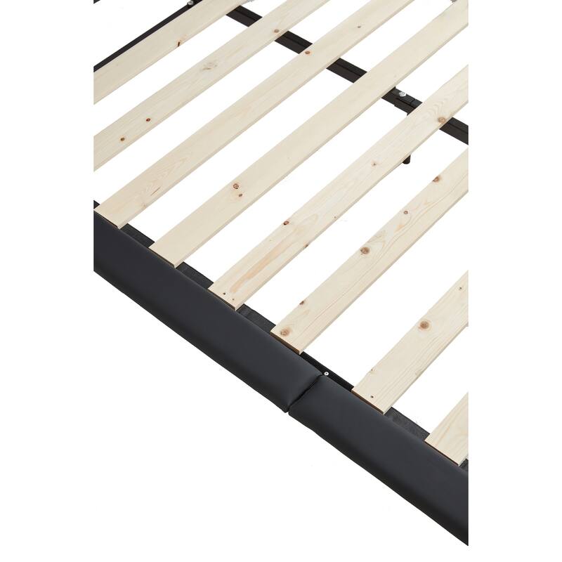 Floating Bed Frame Low Profile Bed Upholstered Platform Bed