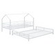 preview thumbnail 15 of 23, Metal House Bunk Bed