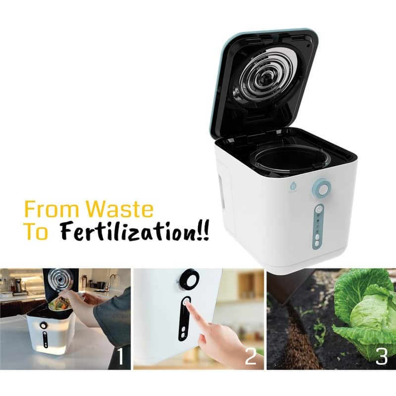 PURSONIC Electronic Food Waste Composter - Fertilizer from Food Scraps