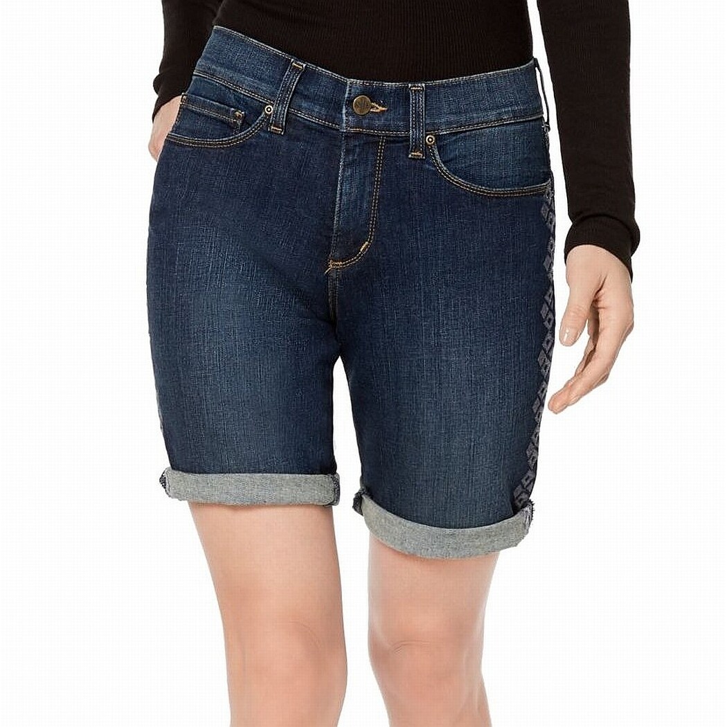 ladies denim shorts size 8