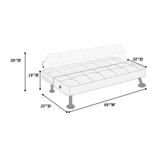 Blue Grey Color Polyfiber 1Pc Adjustable Sofa Metal Legs Tufted ...