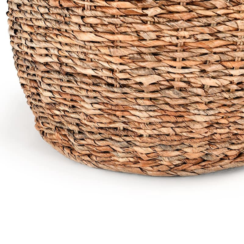 Mobbi Natural Rattan Round End Table by Kosas Home
