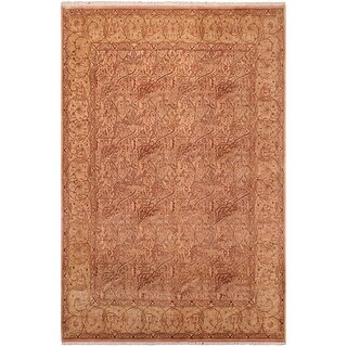Antique Vegetable Dyed William Tan/Gold Wool Rug - 8'0'' x 10'8'' - 8 ...